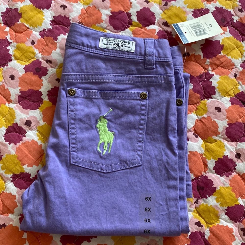 Ralph Lauren purple pants. NWT